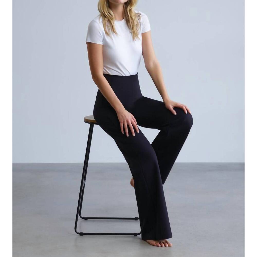 NEW COMMANDO neoprene wide leg pant in black